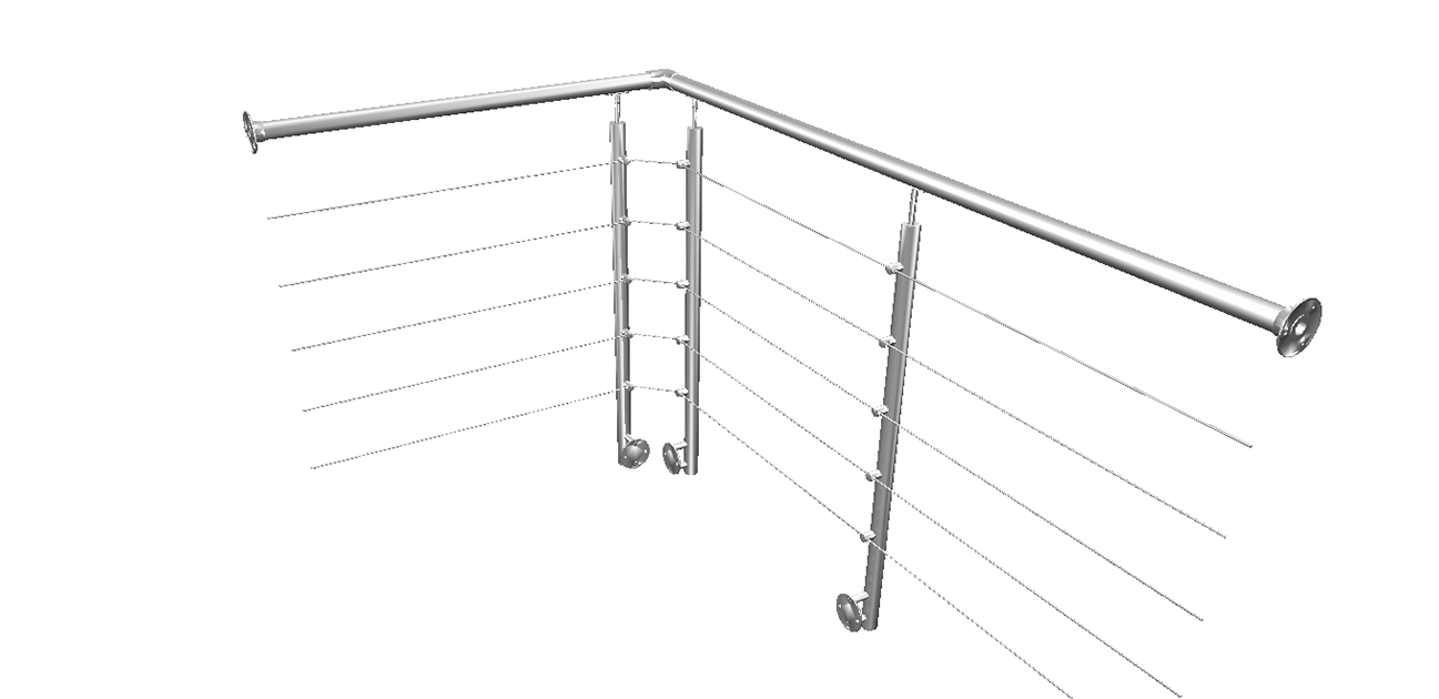 Câbles et tendeurs en inox 304 et 316 pour Garde-Corps