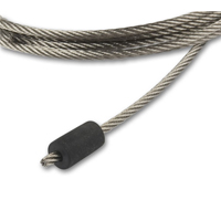 Manchon de caoutchouc pour remplissage par cables inox