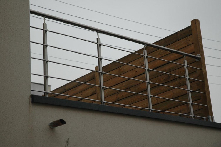 balustrade inox pour balcon