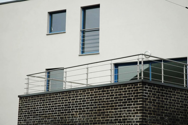 garde corps inox sur une terrasse