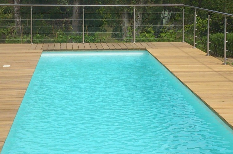 rambarde inox pour piscine