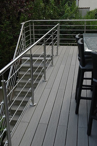 rampe d'escalier inox